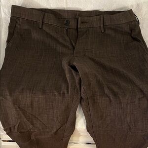 Haggar H26 Men's Dark Brown Pants